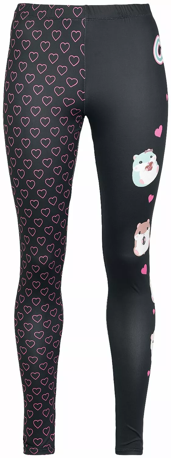 "Coroham Cutie" Leggings Zwart Van Amufun