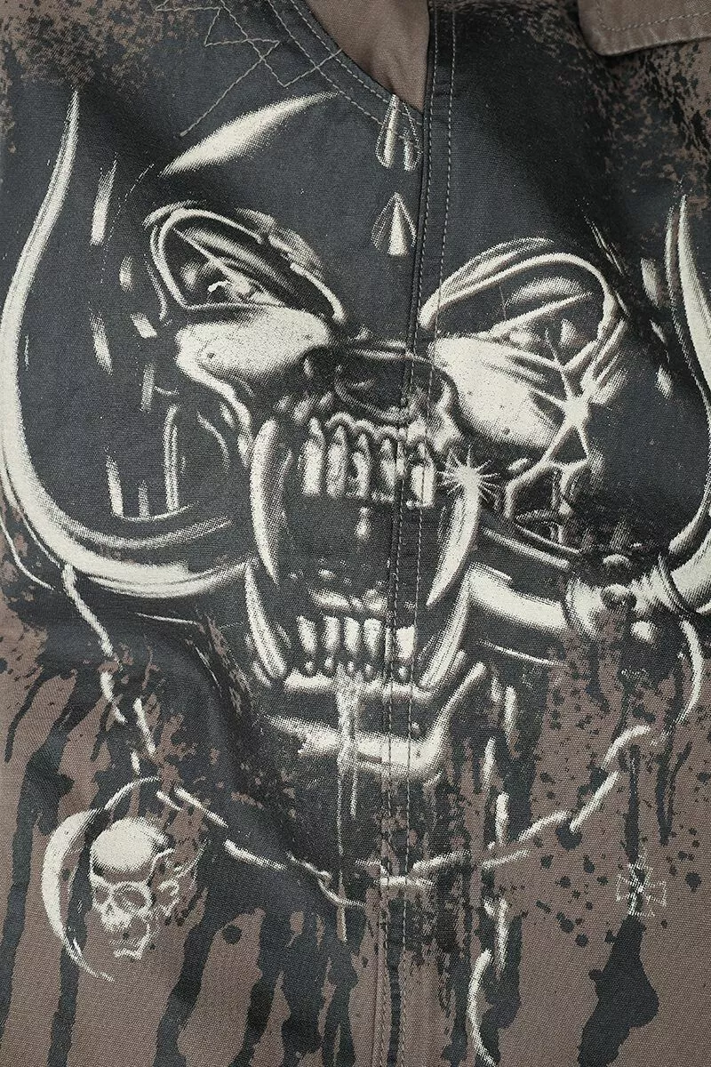 "EMP Signature Collection" Korte Broek Kaki Van Motörhead - Afbeelding 4