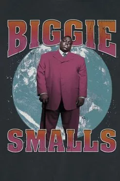 "Biggie Smalls Globe" Sweatshirts Zwart Van Notorious B.I.G.