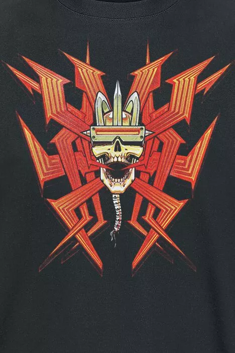 "Eternal - Mask" T-shirt Zwart Van Doom - Afbeelding 2