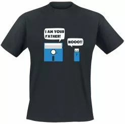 Brandfun Slogans "I Am Your Father!" T-shirt Zwart Van Slogans