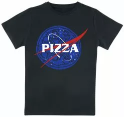 Brandfun Food "Kids - Pizza & Pasta & Burger & Schnitzel" T-shirt Zwart Van Food