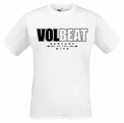 "Servant Of The Mind Logo" T-shirt Wit Van Volbeat