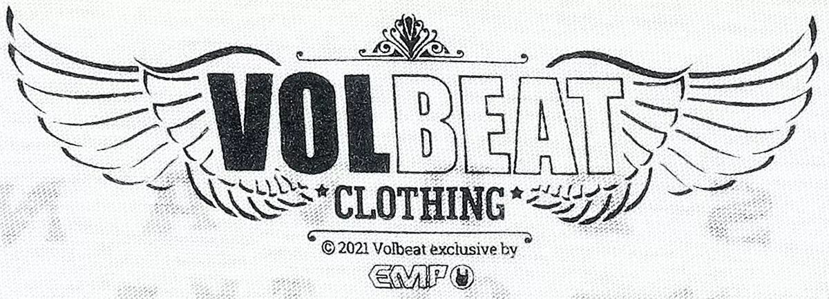 "Servant Of The Mind Logo" T-shirt Wit Van Volbeat - Afbeelding 3