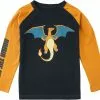 "Kids - Charizard - Bring The Heat" Longsleeve Zwart-oranje Van Pokémon