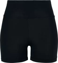 "Ladies’ Recycled High-waist Cycling Hot Pants" Hot Pants Zwart Van Urban Classics