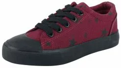 "Kids Sneakers Met Sterrenprint" Sneakers Voor Kinderen Zwart-rood Van RED By EMP
