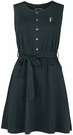 "Jurk Met Kleine Zonneprint" Medium-lengte Jurk Donkerblauw Van RED By EMP