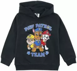 "Kids - Paw Patrol Team" Trui Met Capuchon Zwart Van Paw Patrol