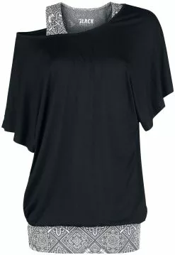 "When The Heart Rules The Mind" T-shirt Zwart Van Black Premium By EMP