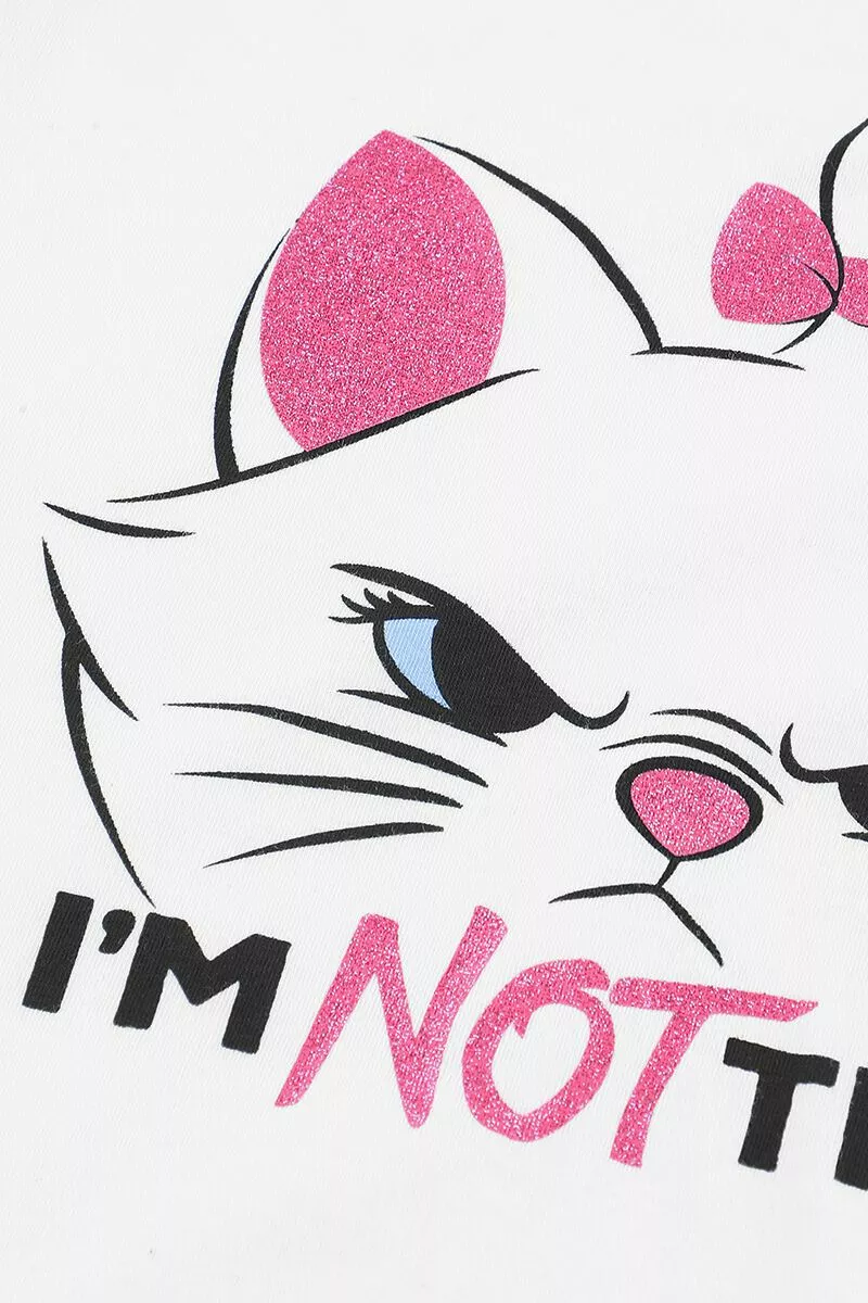 "I'm Not Tired" Kinder Pyjama's Grijs-wit Van Aristocats - Afbeelding 3