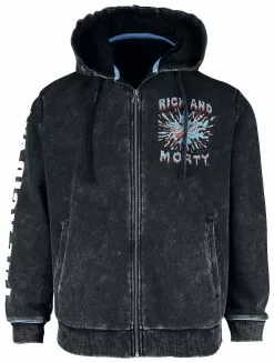 "Acid" Trui Met Capuchon Donkergrijs Van Rick And Morty