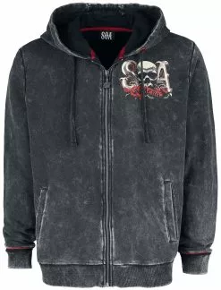 "SOA" Trui Met Capuchon Donkergrijs Van Sons Of Anarchy