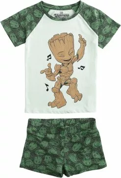 "Groot" Kinder Pyjama's Groen Van Guardians Of The Galaxy