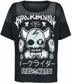 "Phat Kandi X Black Blood By Gothicana T-shirt" T-shirt Zwart Van Black Blood By Gothicana