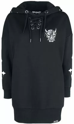 "Demonic Skull Hoodie" Trui Met Capuchon Zwart Van Black Blood By Gothicana