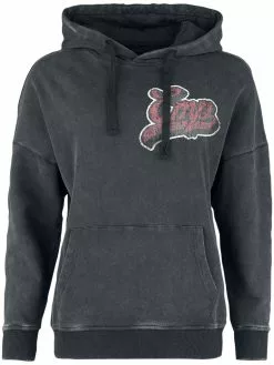 "Hoodie Met Vintage EMP Logo" Trui Met Capuchon Zwart Van EMP Stage Collection