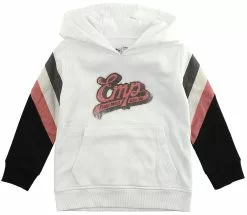 "Kids Hoodie Met Retro EMP Logo" Trui Met Capuchon Gebroken Wit Van EMP Stage Collection
