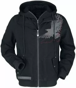 "Tussenseizoensjas Met Ravenprint" Tussenseizoensjas Zwart Van Black Premium By EMP