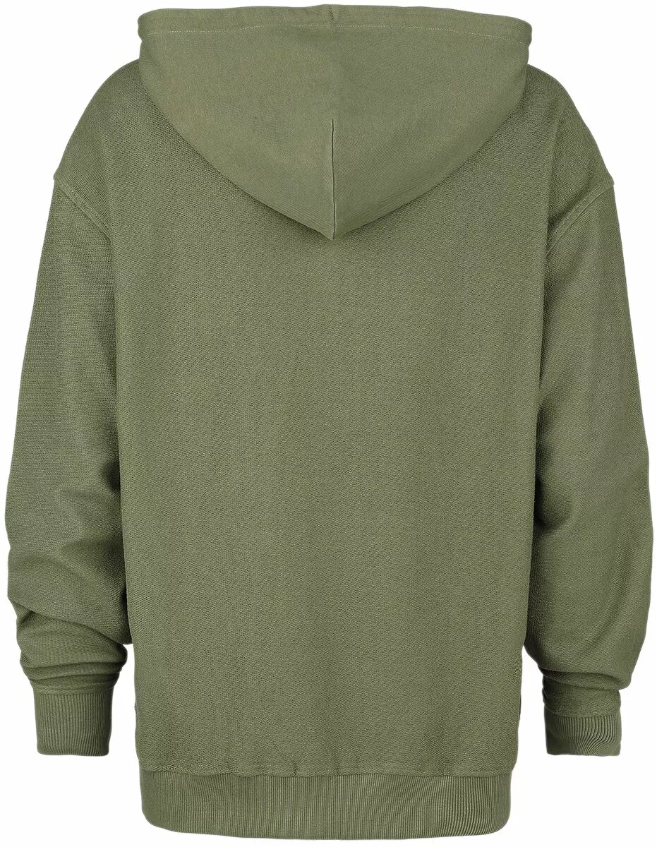 "EMP Special Collection X Urban Classics Unisex Hoodie" Trui Met Capuchon Olijf Van EMP Special Collection - Afbeelding 3