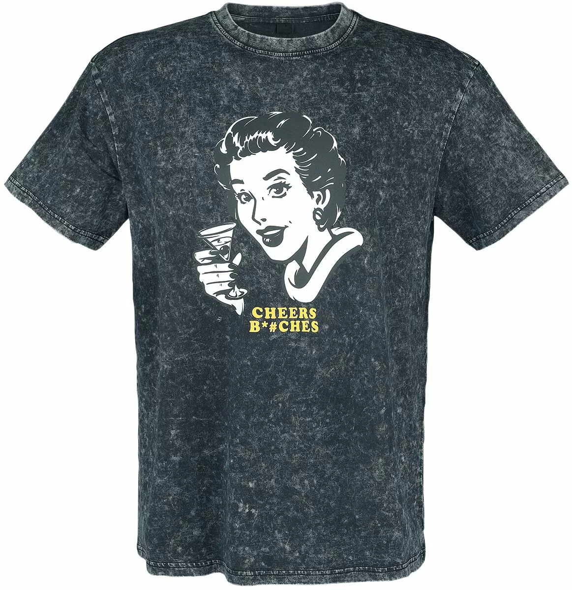 "EMP Special Collection X Urban Classics Unisex Washed T-shirt" T-shirt Grijs Van EMP Special Collection - Afbeelding 2