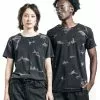 "EMP Special Collection X Urban Classics Unisex Acid Wash T-shirt" T-shirt Zwart Van EMP Special Collection