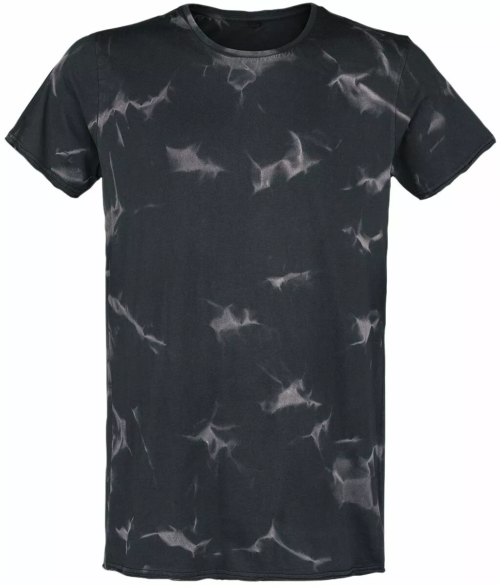 "EMP Special Collection X Urban Classics Unisex Acid Wash T-shirt" T-shirt Zwart Van EMP Special Collection - Afbeelding 2