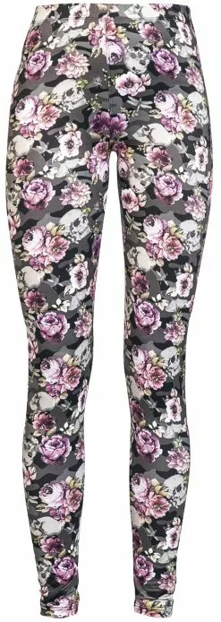 "Leggings With All-over Print" Leggings Meerkleurig Van Rock Rebel By EMP