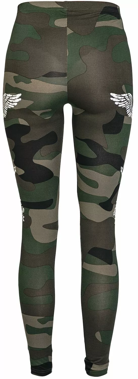 "Legging Met All-over Camouflage En Print" Leggings Camouflage Van Rock Rebel By EMP - Afbeelding 2