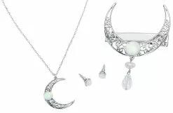 "Shiny Moon" Haarklem Zilverkleurig Van Gothicana By EMP