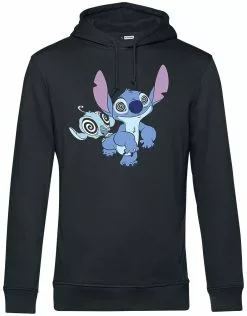 "Hypnotised" Trui Met Capuchon Zwart Van Lilo & Stitch