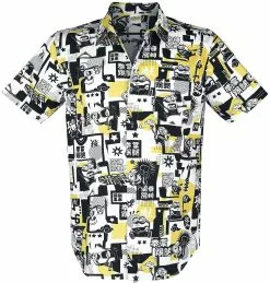 "Fight" Shirt Met Korte Mouwen Meerkleurig Van Minions