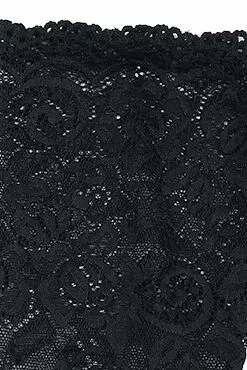 "Lace Sleeve Glove" Armwarmers Zwart Van Pamela Mann - Afbeelding 4