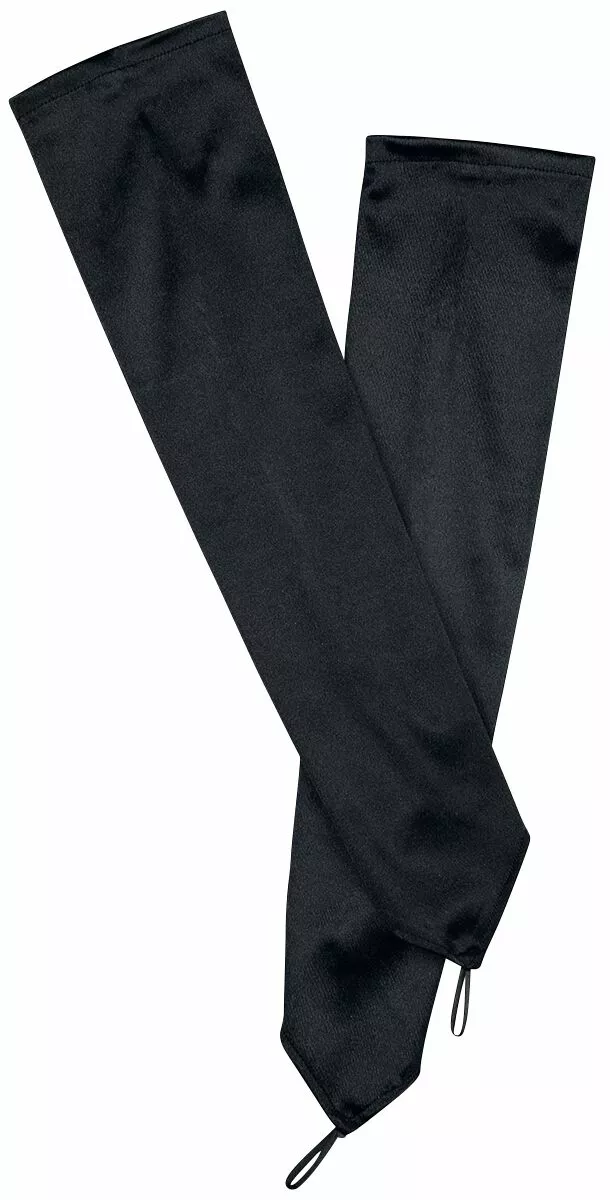 "Lace-up Sleeve Glove" Armwarmers Zwart Van Pamela Mann - Afbeelding 3