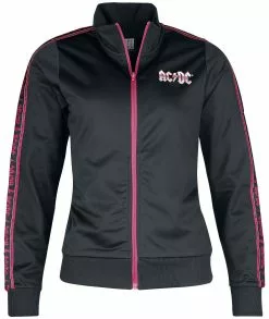 "Amplified Collection - Ladies Taped Tricot Track Top" Trainingsjas Zwart Van AC/DC