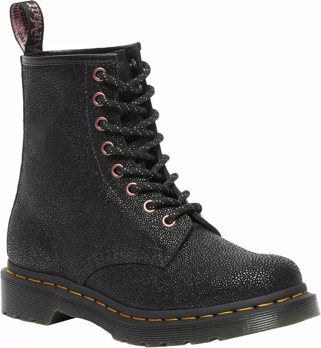 "1460 - Black Bejewelled" Laars Zwart Van Dr. Martens - Afbeelding 2