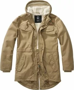 "Marsh Lake Teddyparka" Parka Camel Van Brandit