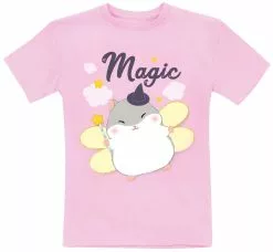 "Kids - Coroham - Magic" T-shirt Lichtroze Van Amufun