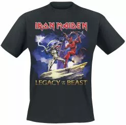 "Legacy Beast Fight" T-shirt Zwart Van Iron Maiden
