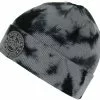"Gebreide Muts Met Batik Effect" Beanie Zwart-grijs Van Rock Rebel By EMP