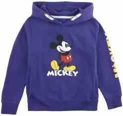 "Kids - Mickey" Trui Met Capuchon Lila Van Mickey & Minnie Mouse