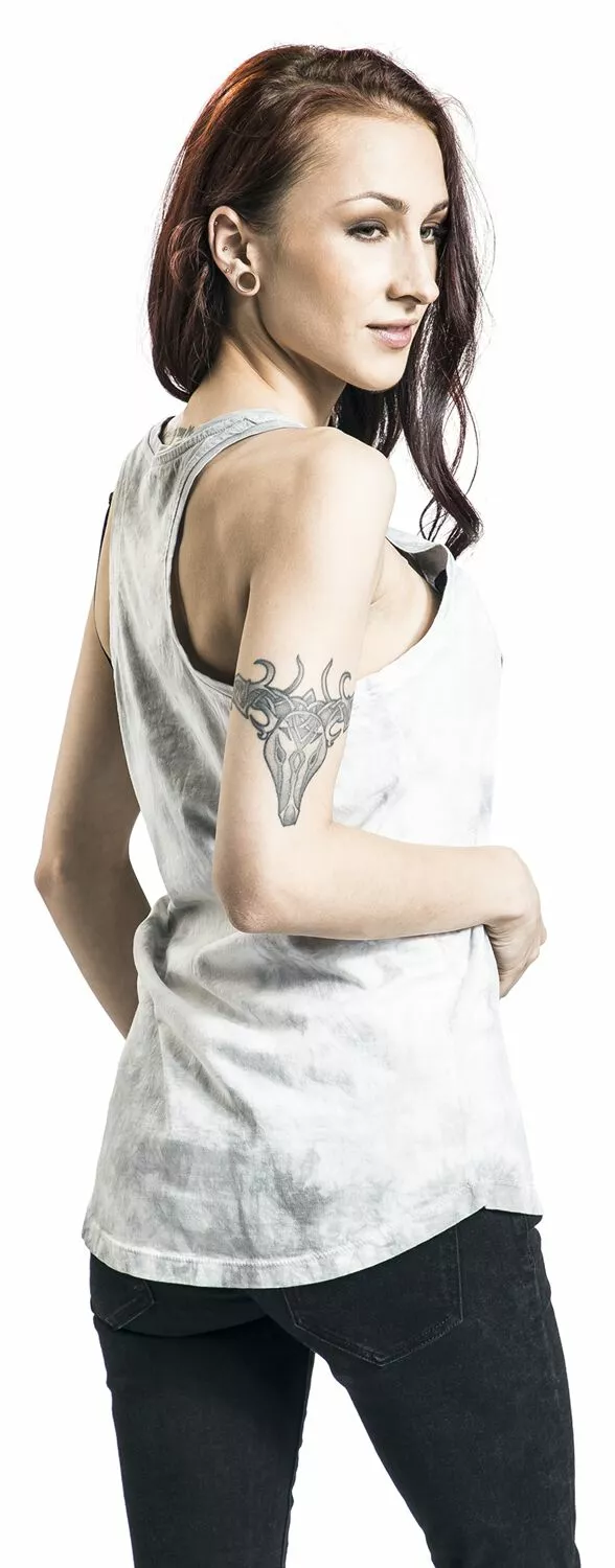 "Woman's Top Davos" Top Grijs Van Outer Vision - Afbeelding 5