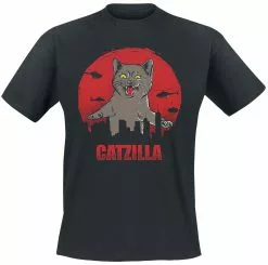 Brandfun Tierisch "Catzilla" T-shirt Zwart Van Tierisch
