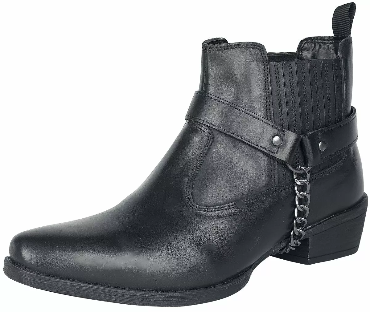 "Biker Boots" Bikerlaars Zwart Van Rock Rebel By EMP