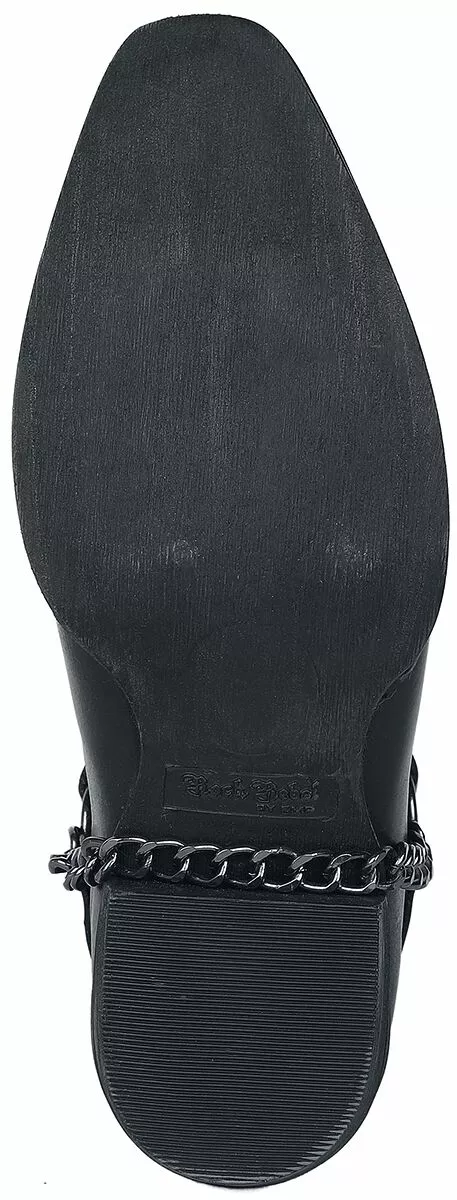 "Biker Boots" Bikerlaars Zwart Van Rock Rebel By EMP - Afbeelding 6