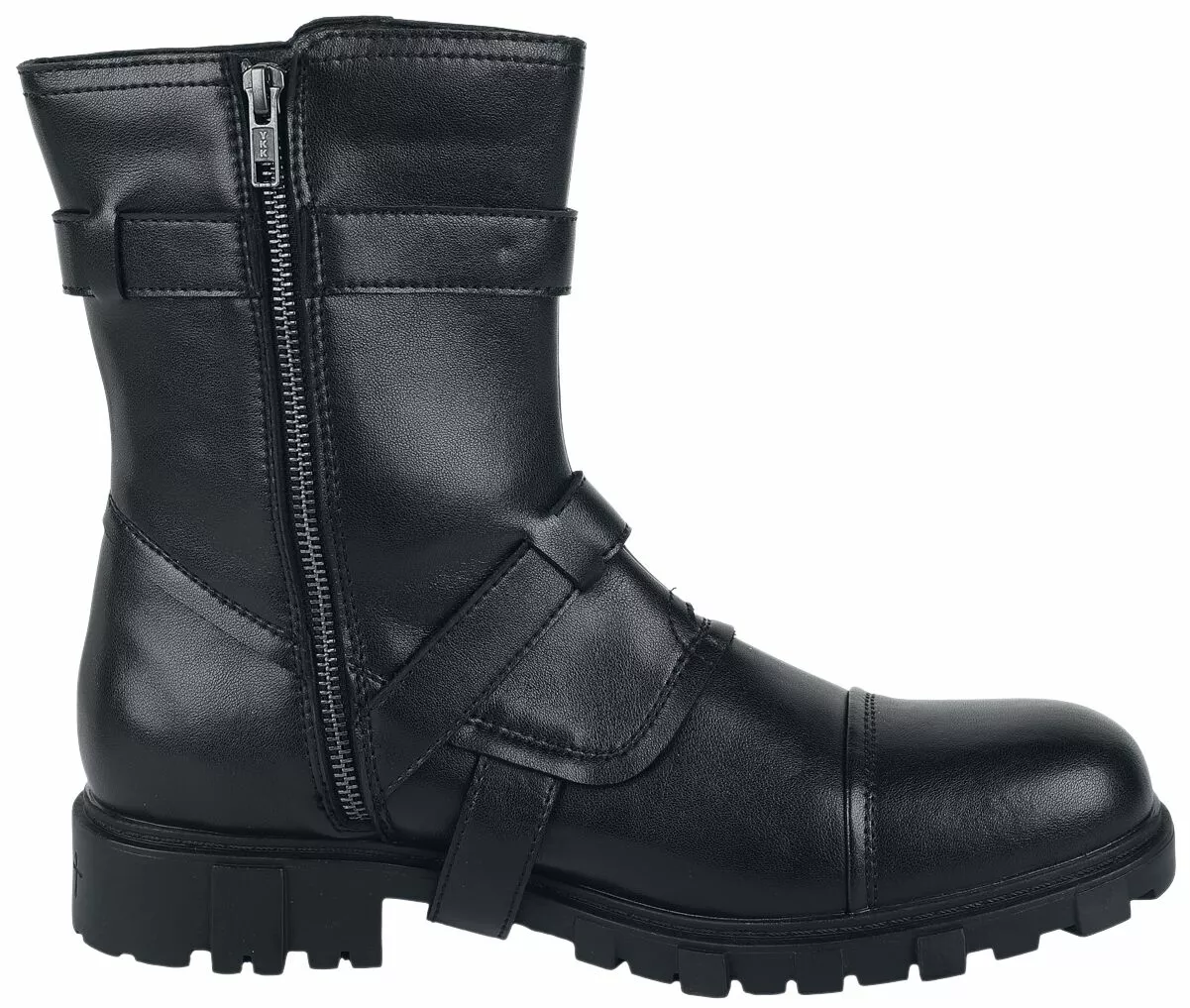 "Motorboots Met Gespen" Laars Zwart Van Gothicana By EMP - Afbeelding 3