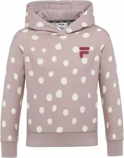 "BARCELONA AOP HOODY" Trui Met Capuchon Roze-wit Van Fila