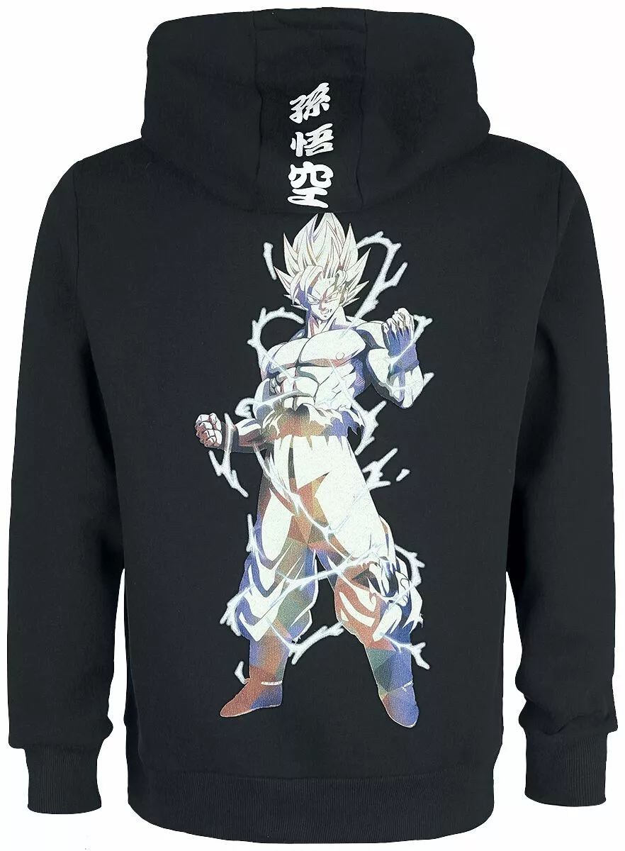 "Z - Super Saiyajin Goku" Trui Met Capuchon Zwart Van Dragon Ball - Afbeelding 2