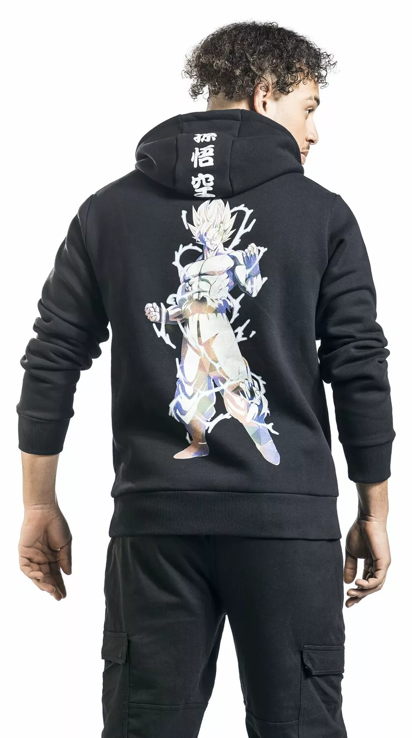 "Z - Super Saiyajin Goku" Trui Met Capuchon Zwart Van Dragon Ball - Afbeelding 5