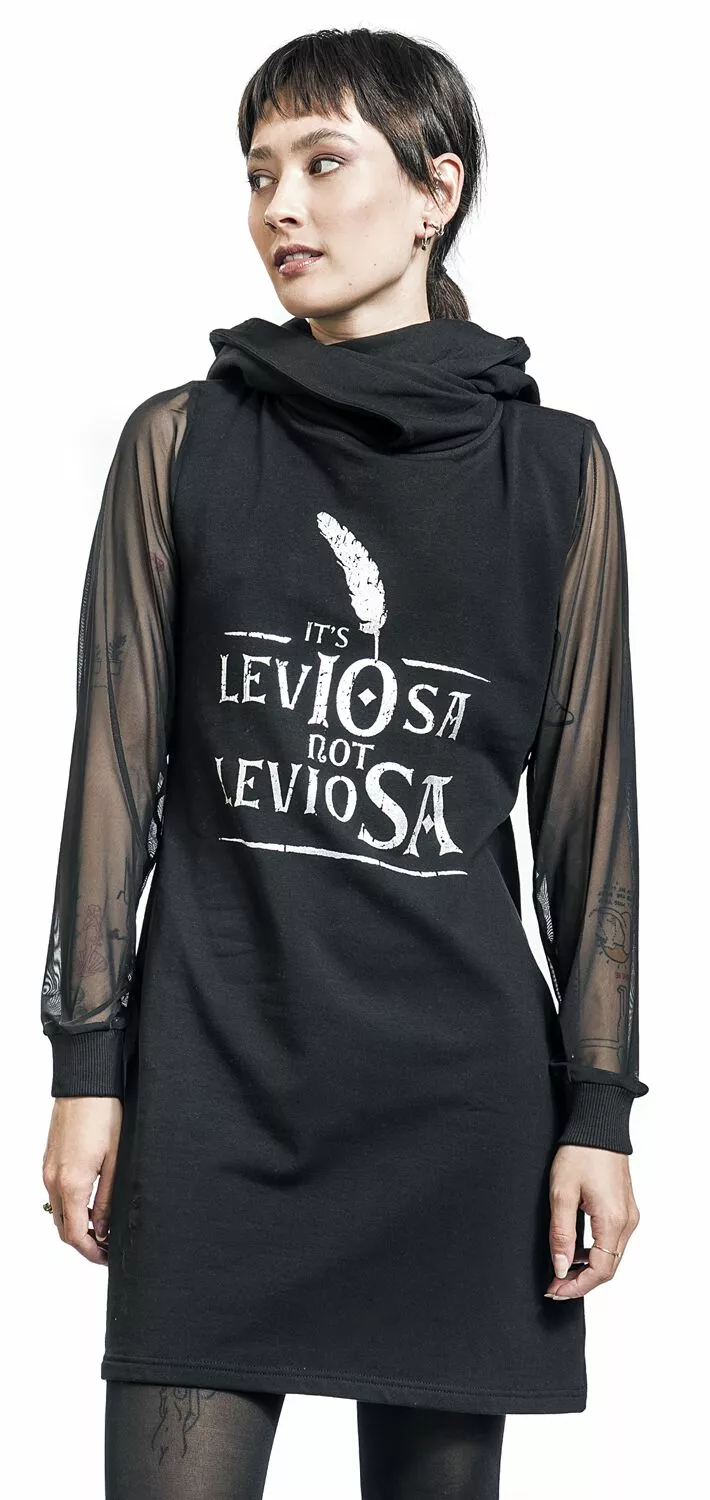"Leviosa" Medium-lengte Jurk Zwart Van Harry Potter - Afbeelding 4